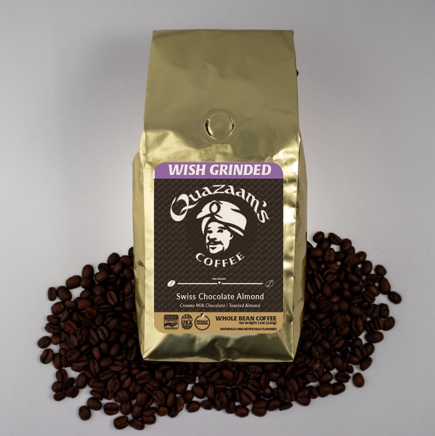 Swiss Chocolate Almond | Ground & Whole Bean | Medium Roast