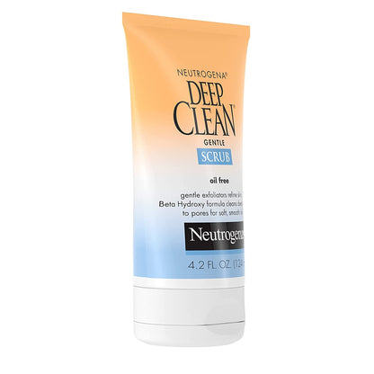 Neutrogena Deep Clean Gentle Daily Facial Scrub, Oil-Free Cleanser 4.2 Fl. Oz
